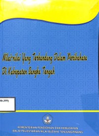 Image of nilai-nilai yang terkandung dalam peribahasa di kabupaten bangka tengah