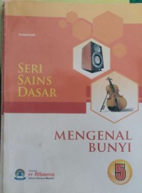 Image of SERI 5 SAINS DASAR MENGENAL BUNYI